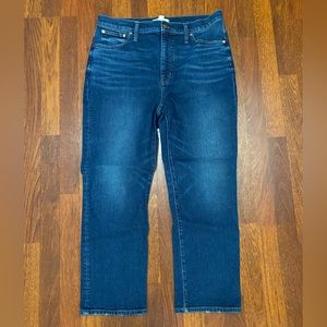 Madewell Slim Demi Boot Jeans Size 32 Sundale Wash